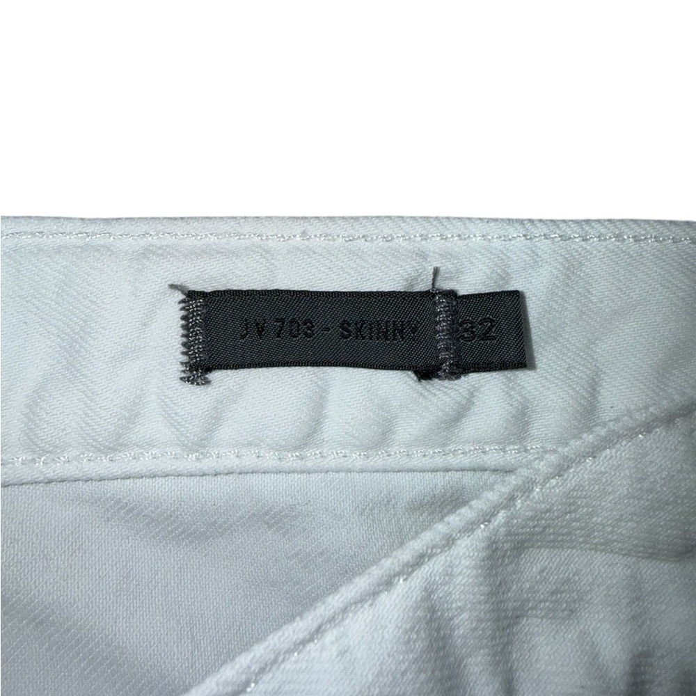 NWT John Varatose White Skinny Jeans Size 32 - Picture 4 of 6